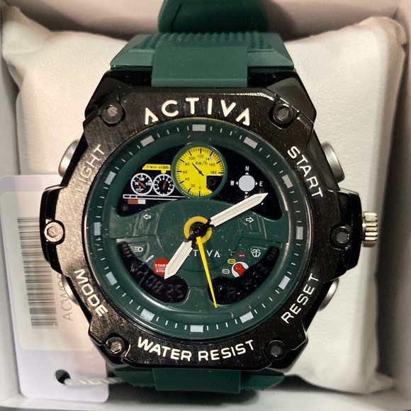Activa Other - Activa Men's Watch - 55mm, Green (ACW8092-002)